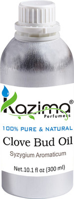 KAZIMA Clove Bud Essential Oil (300ML) 100% Pure Natural & Undiluted For Skin care & Hair treatment(300 ml)
KAZIMA Clove Bud Essential Oil (300ML) 100% Pure Natural & Undiluted For Skin care & Hair treatment(300 ml)