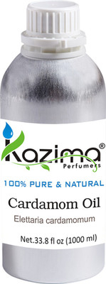 KAZIMA Cardamom Essential Oil (1000ML) 100% Pure Natural & Undiluted For Skin care & Hair treatment(1000 ml)
KAZIMA Cardamom Essential Oil (1000ML) 100% Pure Natural & Undiluted For Skin care & Hair treatment(1000 ml)