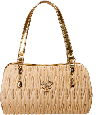 Louise Belgium Hand-held Bag(Gold)