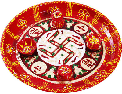Creativity Centre Diwali Pooja Thali With Swastik Meenakari Design N Diya Stainless Steel(1 Pieces, Multicolor)
Creativity Centre Diwali Pooja Thali With Swastik Meenakari Design N Diya Stainless Steel(1 Pieces, Multicolor)