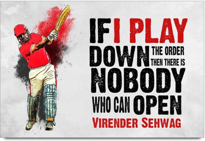 KumkumArts Virender Sehwag Wall Sticker Poster 12 x 18 Inch HD Quality Material Gloss Paper. Paper Print(18 inch X 12 inch, Rolled)
KumkumArts Virender Sehwag Wall Sticker Poster 12 x 18 Inch HD Quality Material Gloss Paper. Paper Print(18 inch X 12 inch, Rolled)