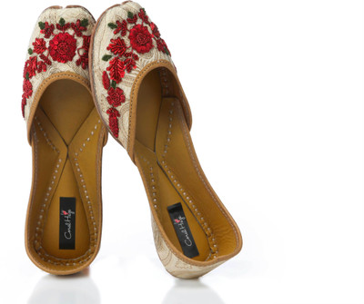 Coral Haze Gold Handcrafted Embroidered Punjabi Jutti Jutis For Women(Multicolor, Multi
Coral Haze Gold Handcrafted Embroidered Punjabi Jutti Jutis For Women(Multicolor, Multi