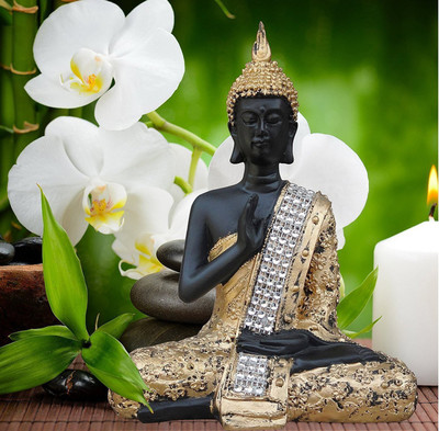 eCraftIndia Handcrafted Decorative Meditating Buddha (Size - 17CmxGolden and BlackxPolyresin), 1 Lord Buddha Idol Decorative Showpiece - 17 cm(Polyresin, Multicolor)
eCraftIndia Handcrafted Decorative Meditating Buddha (Size - 17CmxGolden and BlackxPolyresin), 1 Lord Buddha Idol Decorative Showpiece - 17 cm(Polyresin, Multicolor)