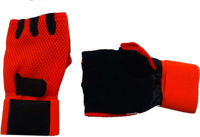 Arnav SPORTS Gym & Fitness Gloves (, Red, Orange