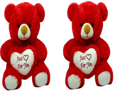 Samayra Toys Combo of Two Red Teddy Bear 2 Feet - 60 cm(Red)