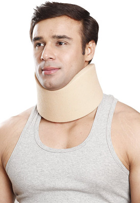 Tynor Firm Density Soft Cervical Collar - Medium Neck Support(Beige