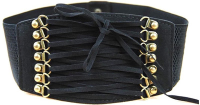BLINGG Women Casual Black Artificial Leather Belt