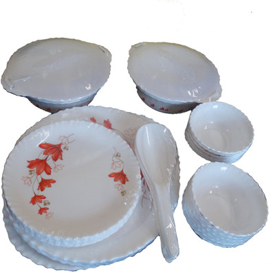 Greenmax Eleganza 32 Pcs Dinner Set(Plastic)