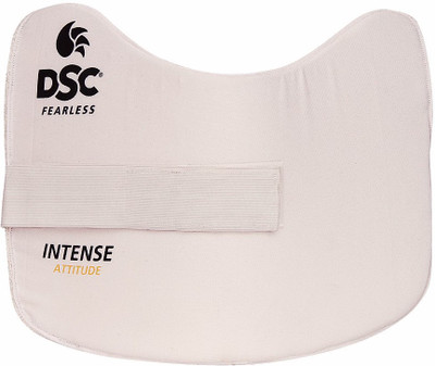 DSC Intense Attitude Youth Cricket Chest Guard(Youth, White)