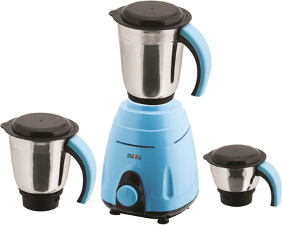 Moksh Super 650 W Mixer Grinder(Blue, 3 Jars)