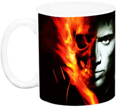 EFW Ghost Rider Ceramic Mug(325 ml), Multicolor