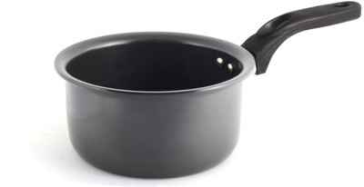 Dailyware Hard Anodized Sauce Pan/Milkpan with long Bakelite Handle,2 ltr,Black Sauce Pan 36 cm diameter(Aluminium)
Dailyware Hard Anodized Sauce Pan/Milkpan with long Bakelite Handle,2 ltr,Black Sauce Pan 36 cm diameter(Aluminium)