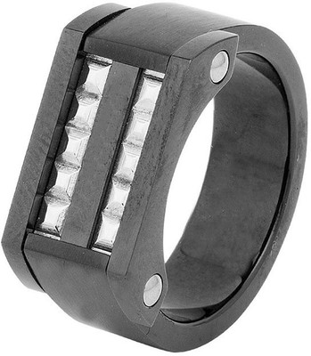 Voylla Stainless Steel Ring, Silver