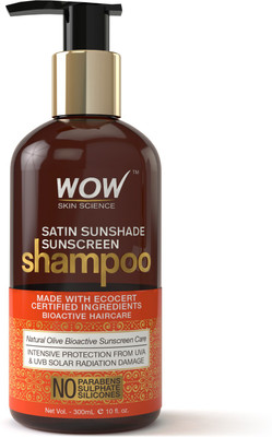 WOW SKIN SCIENCE Satin Sunshade Sunscreen Shampoo - No Parabens, Sulphates & Silicones(300 ml)
WOW SKIN SCIENCE Satin Sunshade Sunscreen Shampoo - No Parabens, Sulphates & Silicones(300 ml)