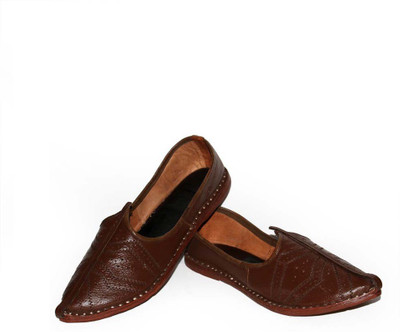 Bharat Plaza Mojaris For Men(Brown