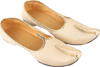 DFR Gold Designer Mojaris For Men(Gold, 393gold