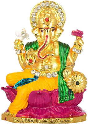 Kulin Prince Kamal God Ganesh | Ganpati | Lord Ganesha Idol | Statue For Car Dashboard | Home Decor | Gifting Decorative Showpiece - 8 cm(Alloy, Multicolor)
Kulin Prince Kamal God Ganesh | Ganpati | Lord Ganesha Idol | Statue For Car Dashboard | Home Decor | Gifting Decorative Showpiece - 8 cm(Alloy, Multicolor)