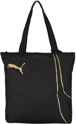 Puma Fundamentals Shopper Shoulder Bag(Black, 17 L)