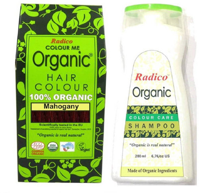 Radico 100% USDA Certified Organic Hair Color ( Mahogany) with Organic Shampoo(Set of 2)
Radico 100% USDA Certified Organic Hair Color ( Mahogany) with Organic Shampoo(Set of 2)