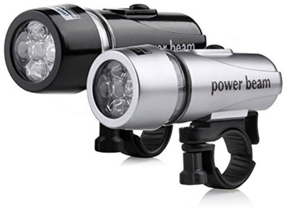 FurMito Bicycle Super Power Beam Combo Pack LED Front Light(Black, Silver)