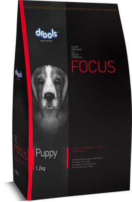 drools Focus Puppy, Super Premium Chicken, Egg 1.2 kg Dry Dog Food