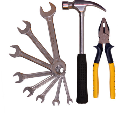 Visko Hand Tool Kit(10 Tools), Multicolor