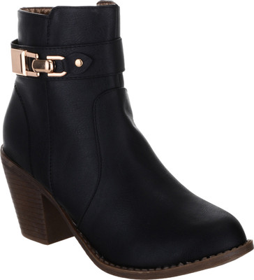 Shuz Touch Party Wear For Women(Black