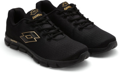 Lotto Vertigo Black Running Shoes 8UK Running Shoes For Men(Black