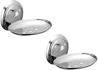 Kamal Soap Dish Alpha (Set of 2)(Silver)