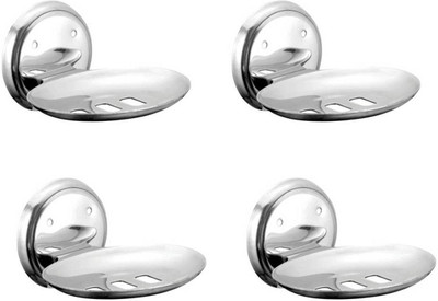 Kamal Soap Dish Beta (Set of 4)(Silver)