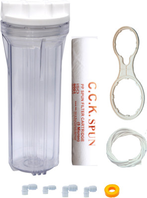 ipure Transparent Pre filter full Kit with both 1/4 & 3/8 size inlets Solid Filter Cartridge(5, Pack of 9)
ipure Transparent Pre filter full Kit with both 1/4 & 3/8 size inlets Solid Filter Cartridge(5, Pack of 9)