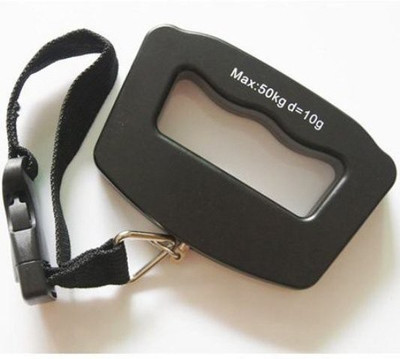 Skywalk Portable Digital Luggage Weighing Scale 50kg Digital Heavy Duty Hand Gripped With Handle Holder Weighing Scale(Black)
Skywalk Portable Digital Luggage Weighing Scale 50kg Digital Heavy Duty Hand Gripped With Handle Holder Weighing Scale(Black)