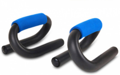 Strauss Power Push-up Bar(Black, Blue)