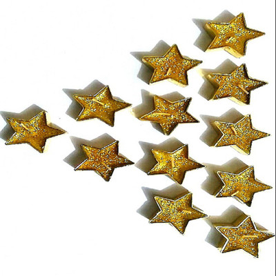 Reyansh Collection Golden Star glittered Wax Candle diya set of 12 Candle(Gold, Pack of 1)
Reyansh Collection Golden Star glittered Wax Candle diya set of 12 Candle(Gold, Pack of 1)