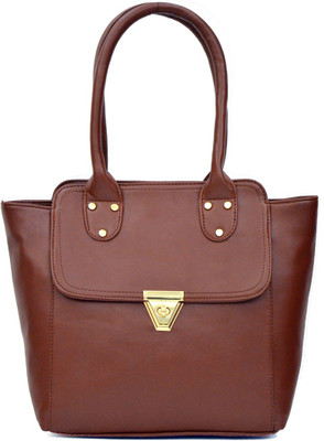 AGINOS Hand-held Bag(Brown)