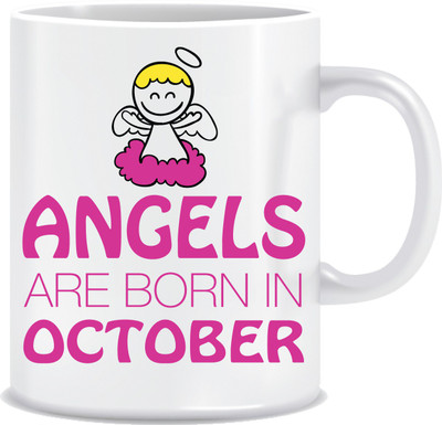 Everyday Desire Angels are Born in October ED254 Ceramic Mug(300 ml), Multicolor
Everyday Desire Angels are Born in October ED254 Ceramic Mug(300 ml), Multicolor
