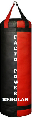 FACTO POWER Regular 4.0 Feet Long, Synthetic Leather Material, Black and Red Color, Unfilled with Hanging Straps Hanging Bag(4.0, 48 kg)
FACTO POWER Regular 4.0 Feet Long, Synthetic Leather Material, Black and Red Color, Unfilled with Hanging Straps Hanging Bag(4.0, 48 kg)