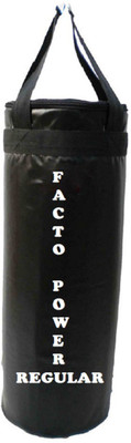 FACTO POWER Regular 4.0 Feet Long, SRF - STANDARD Material, Black Color, Unfilled with Hanging Straps Hanging Bag(4.0, 48 kg)
FACTO POWER Regular 4.0 Feet Long, SRF - STANDARD Material, Black Color, Unfilled with Hanging Straps Hanging Bag(4.0, 48 kg)