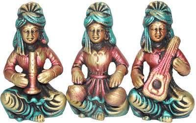 Sarvsiddhi Terracotta Antique Rajasthani Musicians Showpiece Set of 3 Decorative Showpiece - 13 cm(Terracotta, Multicolor)
Sarvsiddhi Terracotta Antique Rajasthani Musicians Showpiece Set of 3 Decorative Showpiece - 13 cm(Terracotta, Multicolor)