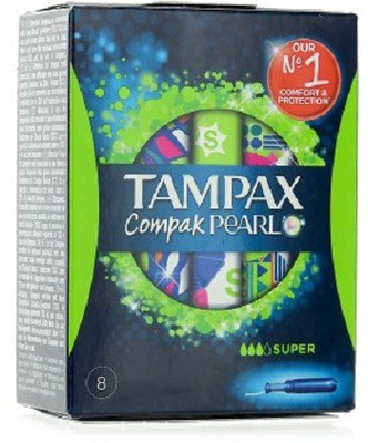 Tampax Tampoon Compak Pearl Tampons(Pack of 8)