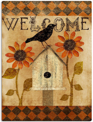 Sehaz Artworks Welcome-BirdHouse Sign(1)