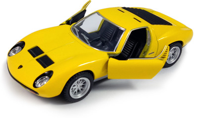 Kinsmart 5'' 1:34 Scale Die Cast Pull Back Action 1971 Lamborghini Miura P400 SV Car Toys for Kids from Smiles Creation(Yellow)
Kinsmart 5'' 1:34 Scale Die Cast Pull Back Action 1971 Lamborghini Miura P400 SV Car Toys for Kids from Smiles Creation(Yellow)