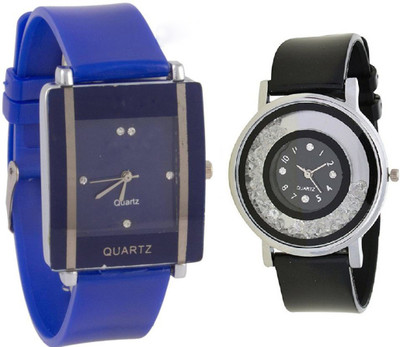 KNACK Blue square shape simple and professional and movable crystals in dial fancy and attractive black women Watch - For Girls
KNACK Blue square shape simple and professional and movable crystals in dial fancy and attractive black women Watch - For Girls