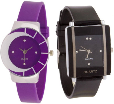 SPINOZA White purple different design beautiful watch with Black square shape simple and professional women Watch - For Girls
SPINOZA White purple different design beautiful watch with Black square shape simple and professional women Watch - For Girls