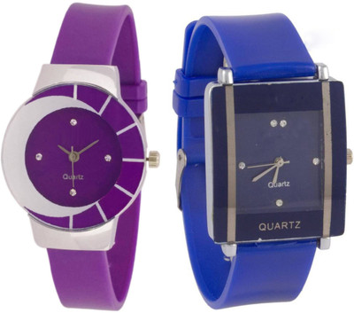 KNACK White purple different design beautiful watch with Blue square shape simple and professional women Watch - For Girls
KNACK White purple different design beautiful watch with Blue square shape simple and professional women Watch - For Girls