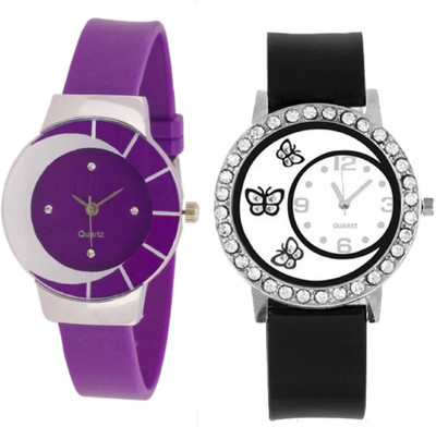 KNACK black butterfly crystals studded beautiful and fancy women Watch - For Girls
KNACK black butterfly crystals studded beautiful and fancy women Watch - For Girls