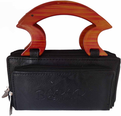 ALIVE Casual Black Clutch