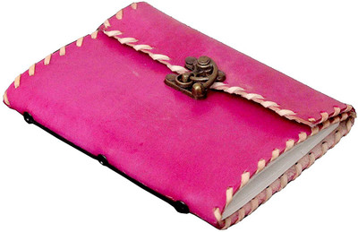 iHandikart A5 Diary(Handmade Paper, Pink)