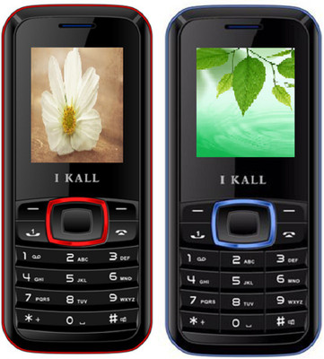 I Kall K19 Combo Of Two Mobile(Red, Blue)