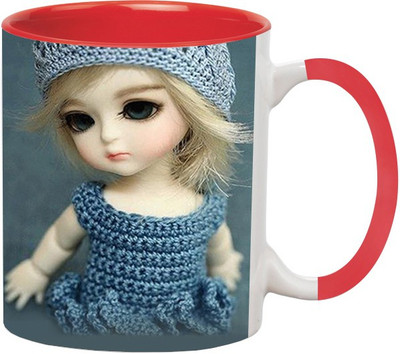 Ashvah Really Like You Ceramic Mug(350 ml), Red